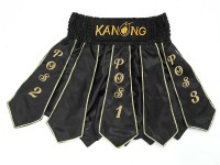 Pantalones Gladiator Muay Thai Personalizados : KNSCUST-1170 Negro